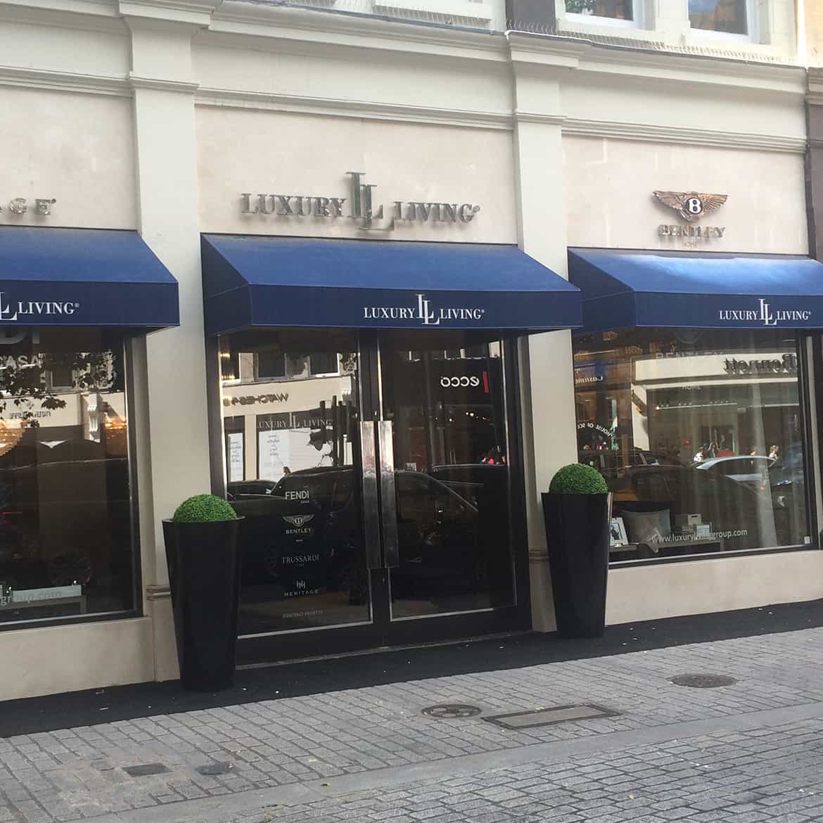 Luxury Living - Front Shop Sign